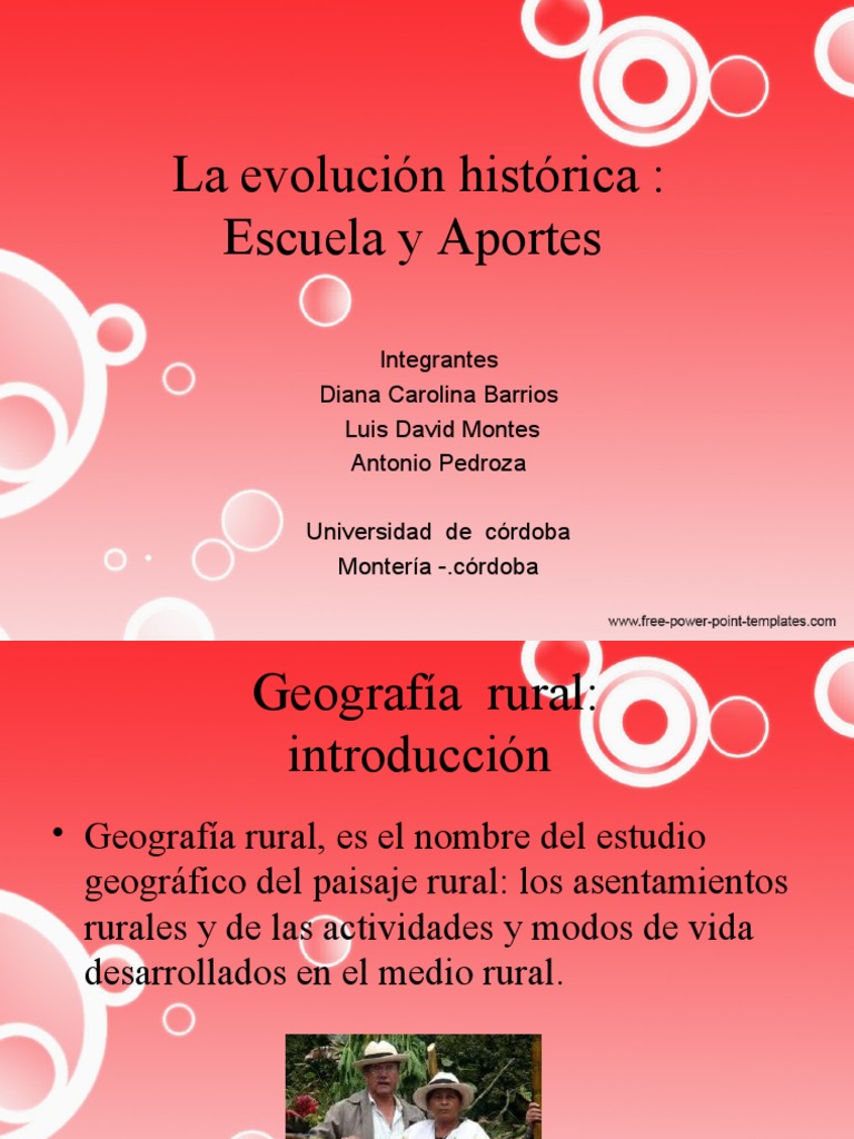 Diapositivas Rural | PDF | Geografía | Área rural