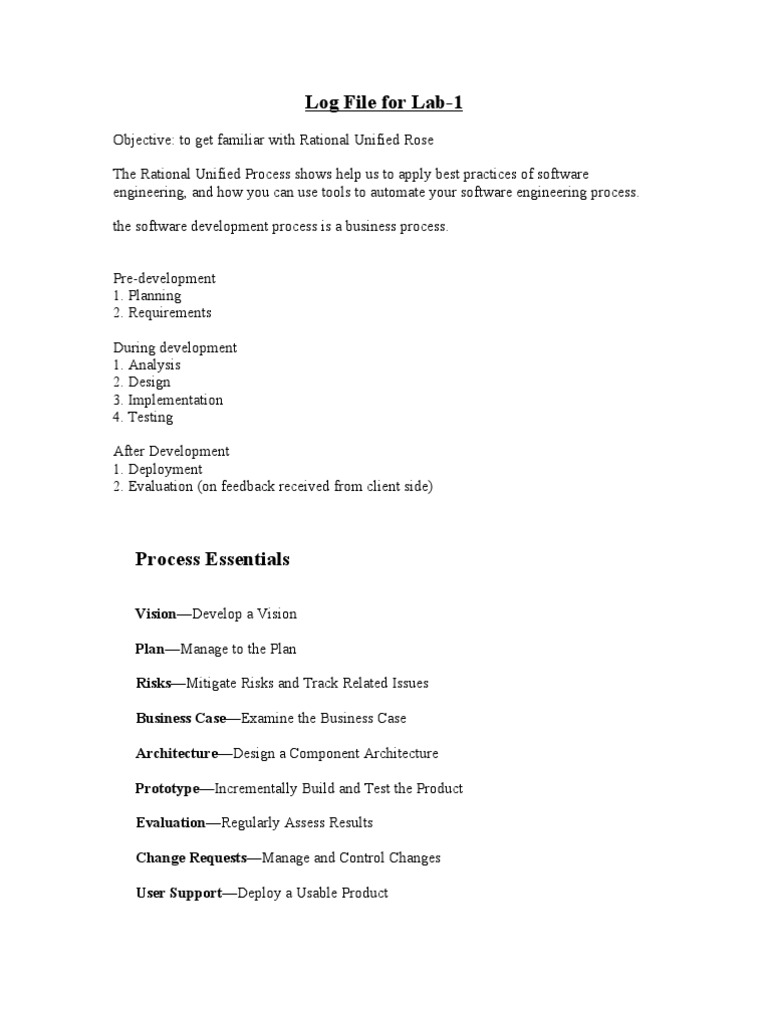 Log File For Lab | PDF