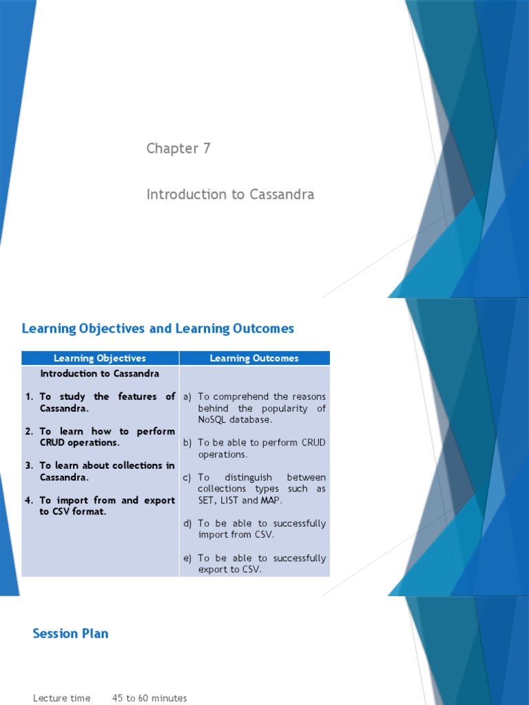 Introduction To Cassandra | PDF | Database Index | Information Retrieval