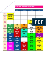 Horario Primaria 4a