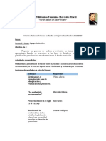 Informe de La Jornada Dia 1