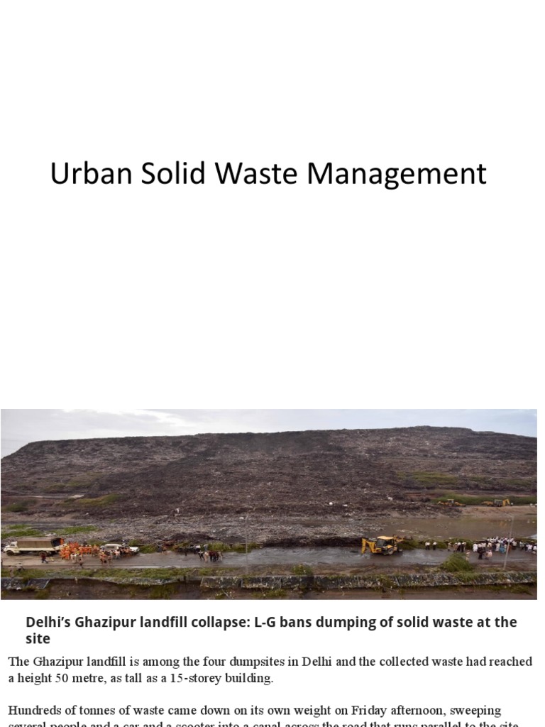 Urban Solid Waste Management _ Solid Waste Pickers In Cities – RXGYUS