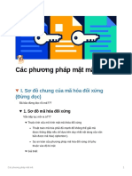 Các phương pháp mật mã: I. Sơ đồ chung của mã hóa đối xứng (Đừng đọc)