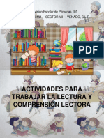 Actividades para Trabajar La Lectura