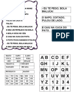 Diagnóstico de Leitura - 1º e 2º Ano 2023