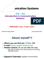 CH-01 (Introduction To Communication Systems)