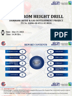 Fall From Height Drill: Dammam Crude & Gas Development Project