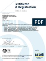 Certificado de Registro ISO 9001