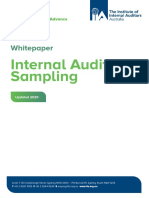 Iia Whitepaper - Internal Audit Sampling