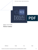 District Calendar - Employee - McNairy County School District