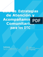 Guía de Estrategias de Atención y Acompañamiento Comunitarios para Los DTC