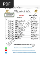 English: S. No Questions Answers