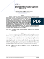 Penerapan Prinsip Business Judgment Rule Terhadap Direksi Yang Melakukan Kebijakan Yang Merugikan Perusahaan