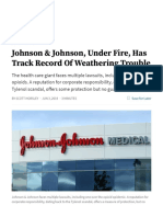 Johnson & Johnson, Under Fire, Has Track Record of Weathering Trouble