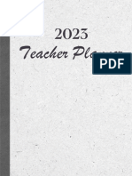 2023 Teacher Planner