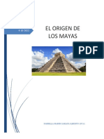 El origen de la cultura maya