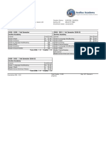 Acellus Academy Transcript Overview | PDF