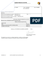 Estudio Inmunohematologico: Resultados Analíticos