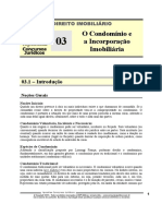 IMB 03 - O Condomínio e A Incorporação Imobiliária