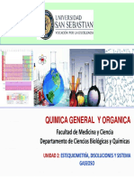 Quimica General Y Organica: Facultad de Medicina y Ciencia Departamento de Ciencias Biológicas y Químicas