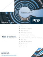 Corporate Profile - Credence & Co