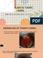Mermelada de Tomate Casera