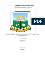 University of Mines and Technology (Umat), Tarkwa Faculty of Mineral Resources Technology Minerals Engineering Department