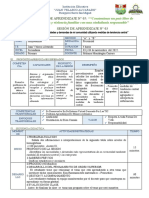 SESIÓN DE APRENDIZAJE N°03 A MATEMATICA 1ro A y B