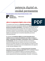 Competencia digital docente