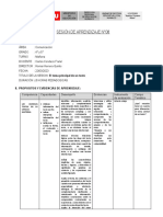 SESIÓN DE APRENDIZAJE 22 de Marzo