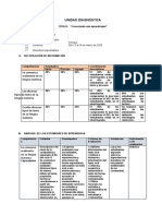 Esquema Unidad-Diagnostica. 1° Grado