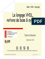 Le Langage VHDL, Notions de Base & Synthèse: Etienne Messerli