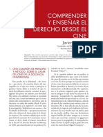 Comprender Y Enseñar El Derecho Desde El Cine: Javier de Lucas