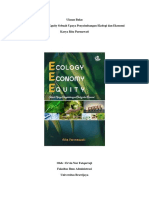 Ulasan Buku: (Ecology, Economy, Equity Karya Rita Parmawati)