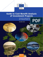 Guide To Cost-Benefit Analysis of Investment Projects: Economic Appraisal Tool For Cohesion Policy 2014-2020