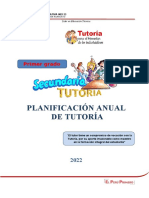 Plan de Aula 1° Tutoria 2022