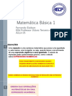 Matematica Basica 1 - AULA - 05