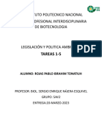 Tareas-Legislación y Politica Ambiental