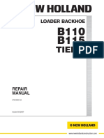 Manual de Reparacion New Holland Retroexcavadora B110 B115 Tier 3