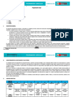 COMUNICACIÓN 4to Programación Anual-Cuarto - Currículo Nacional - 2020