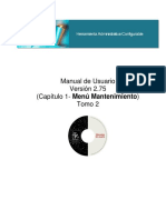 Manual Módulo Administrativo Tomo 2 (Menu Mantenimiento)