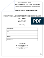 Computer Aided Building Planning and Drawing (21CVL35) : Department of Civil Engineering