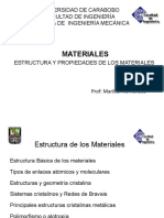 Materiales: Universidad de Carabobo Facultad de Ingeniería Escuela de Ingeniería Mecánica