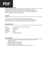 Prasnhu Sales CV Resume PDF - 1710562893