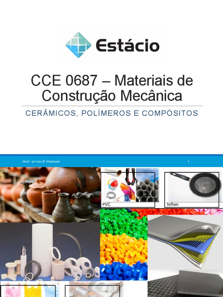 Cerâmicos, Polímeros e Compósitos | PDF | Material composto | Polímeros