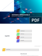 Sistemas Operativos Ii: Mg. Julio César Gonzales Paico