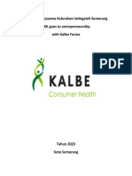 Proposal Kerjasama Kelurahan Jatingaleh Semarang PKK Goes To Entrepreneurship With Kalbe Farma