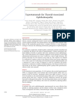 Teprotumumab for Thyroid-Associated ophtalmopathy