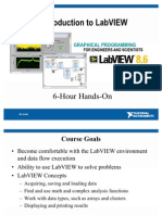 Introduction To LabVIEW 8.6 in 6 Hours