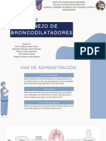 Seminario 6: Manejo de Broncodilatadores